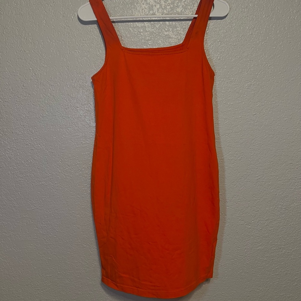Burt orange Wild Fable bodycon dress